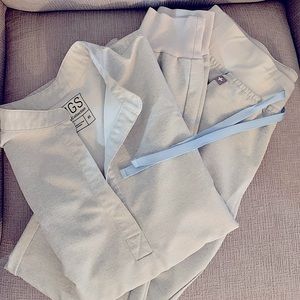 FIGS Space Gray scrub set XS